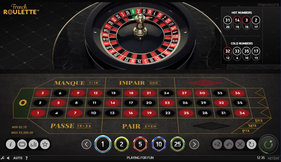French roulette for free
